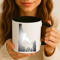 Idaho Elk Hunting Gift Coffee Mug thumb 3