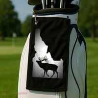 Idaho Elk Hunting Gift Golf Towel thumb 2