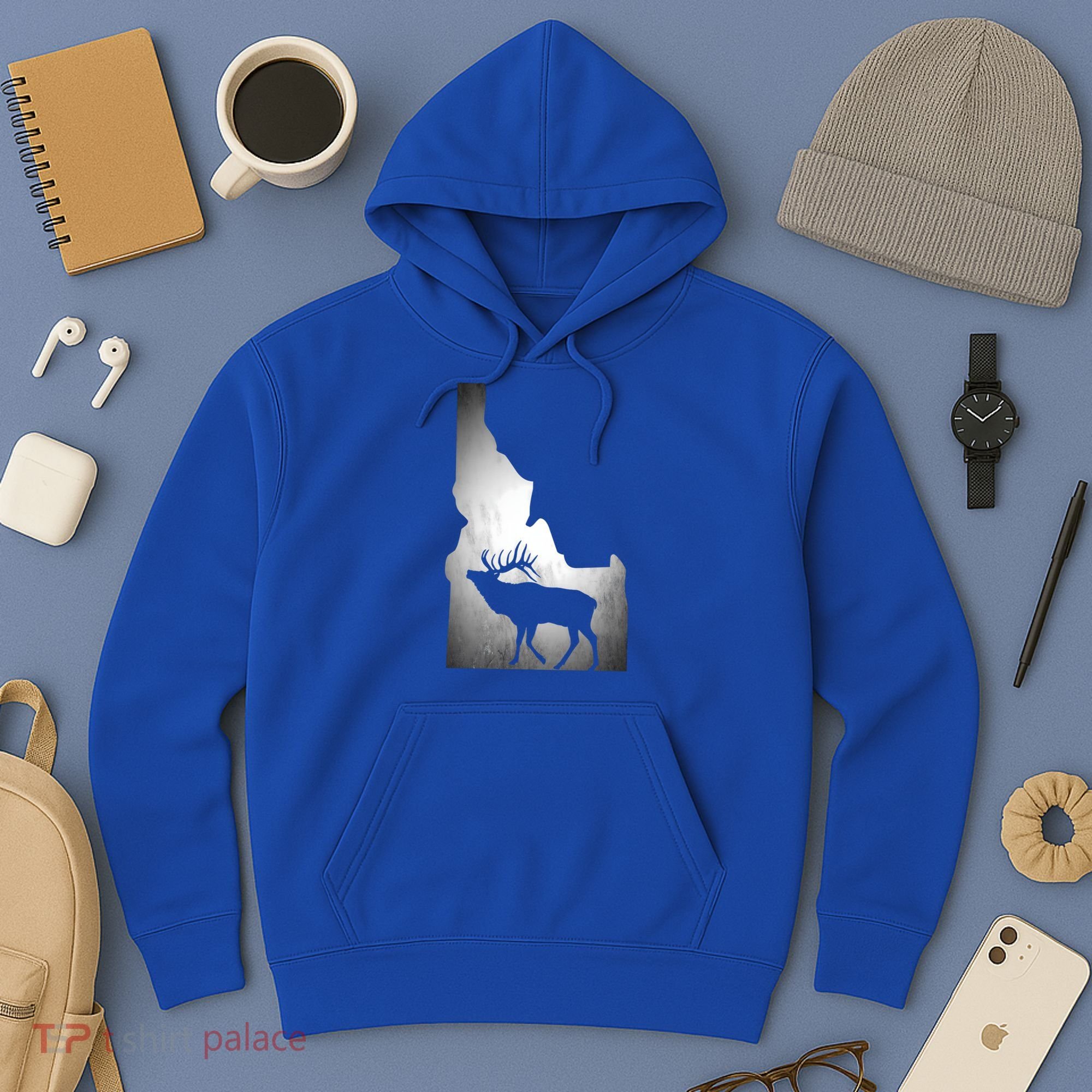 Idaho Elk Hunting Gift Hoodie
