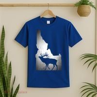 Idaho Elk Hunting Gift T-Shirt thumb 2