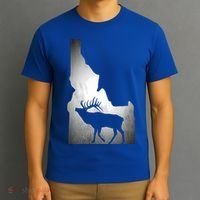 Idaho Elk Hunting Gift T-Shirt thumb 3