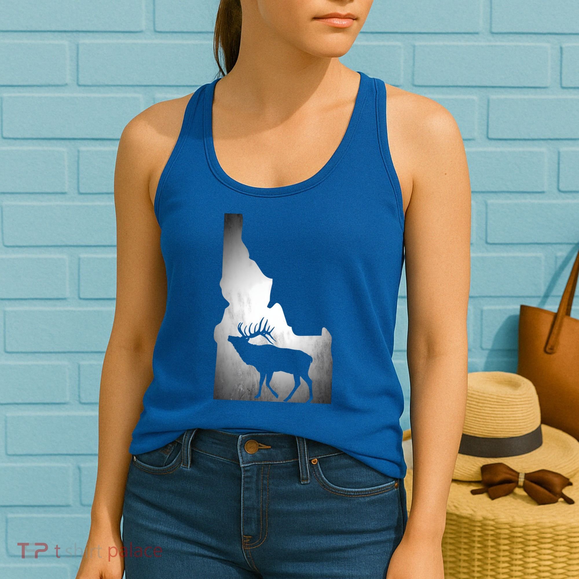 Idaho Elk Hunting Gift Women's Tank Top