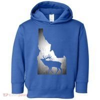 Idaho Elk Hunting Gift Toddler Hoodie thumb 0