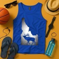 Idaho Elk Hunting Gift Tank Top thumb 4