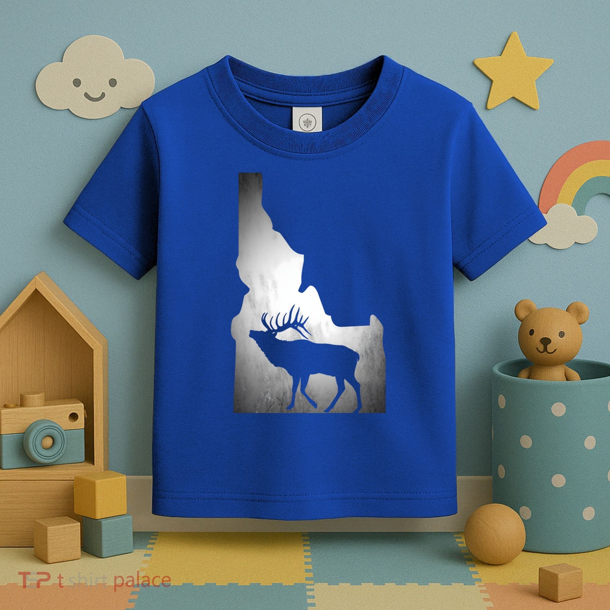 Idaho Elk Hunting Gift Toddler T-Shirt