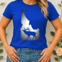 Idaho Elk Hunting Gift Women's T-Shirt thumb 2