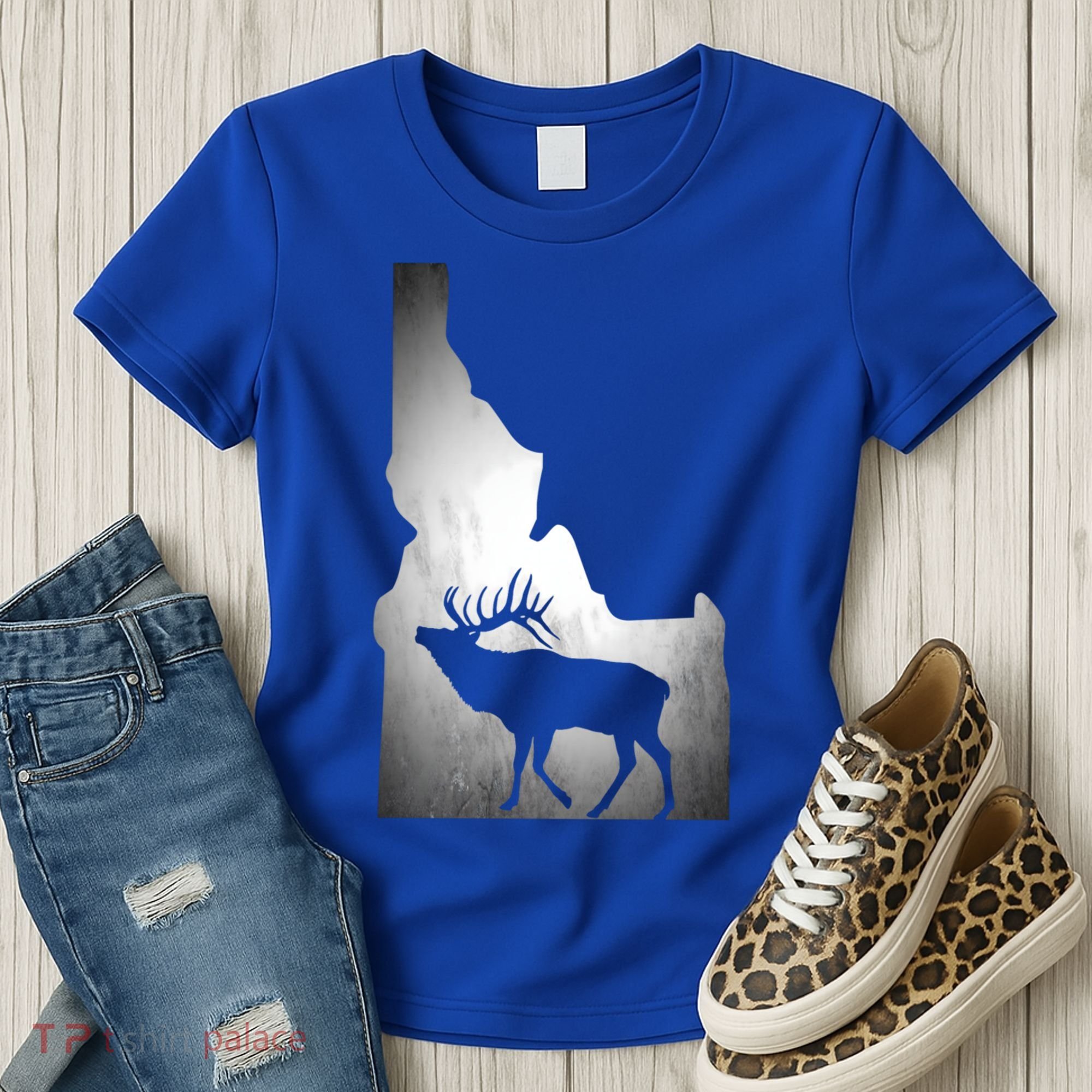 Idaho Elk Hunting Gift Women's T-Shirt