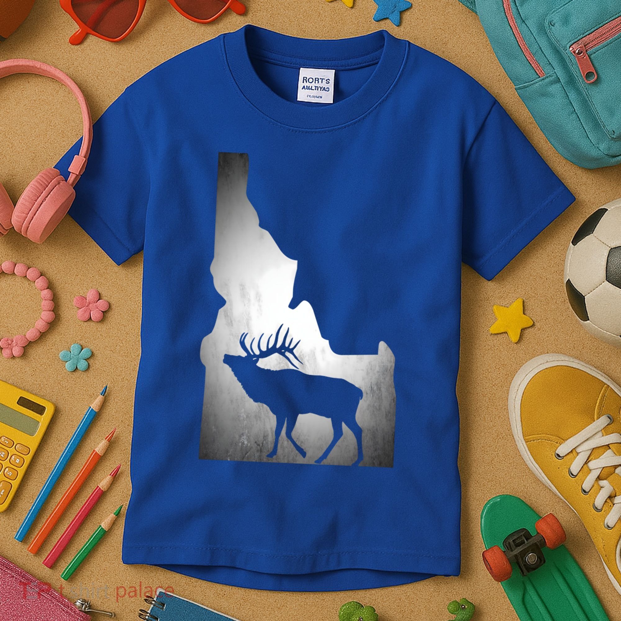 Idaho Elk Hunting Gift Kids T-Shirt