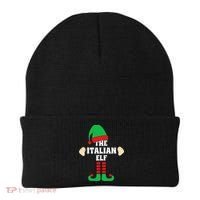 Italian Elf Hand Gesture Christmas Matching Pajamas  Beanie thumb 0