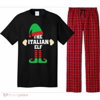 Italian Elf Hand Gesture Christmas Matching Pajamas  Pajama Set thumb 0