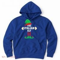 Italian Elf Hand Gesture Christmas Matching Pajamas  Hoodie thumb 0
