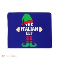 Italian Elf Hand Gesture Christmas Matching Pajamas  Mousepad thumb 0