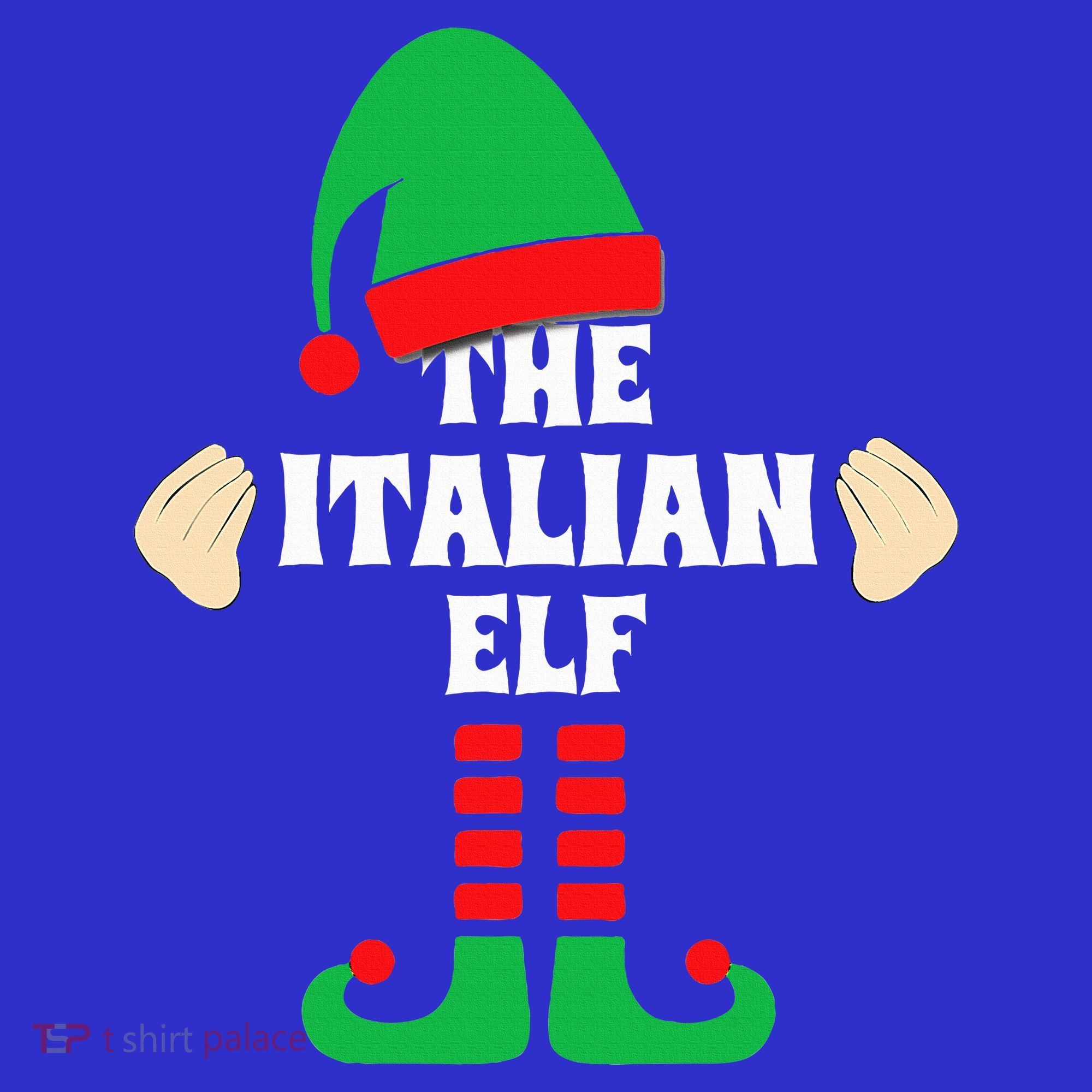 Italian Elf Hand Gesture Christmas Matching Pajamas  Mousepad