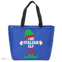 Italian Elf Hand Gesture Christmas Matching Pajamas  Tote Bag thumb 0