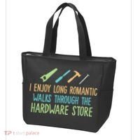 I Enjoy Long Romantic Walks Through The Hardware Store Tote Bag thumb 3