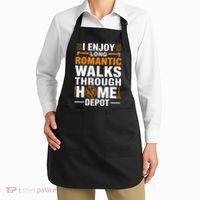 I Enjoy Long Romantic Walks Through Home Depot Funny Apron thumb 2