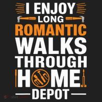 I Enjoy Long Romantic Walks Through Home Depot Funny Beanie thumb 2