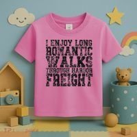 I Enjoy Long Romantic Walks Through Harbor Freight Toddler T-Shirt thumb 3