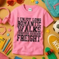 I Enjoy Long Romantic Walks Through Harbor Freight Kids T-Shirt thumb 3