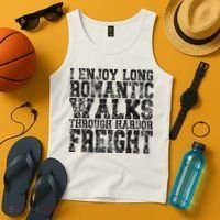 I Enjoy Long Romantic Walks Through Harbor Freight Tank Top thumb 4