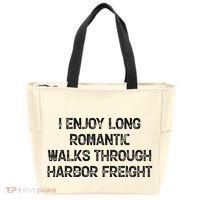 I Enjoy Long Romantic Walks Through Harbor Freight Tote Bag thumb 0