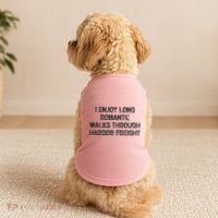 I Enjoy Long Romantic Walks Through Harbor Freight Doggie Tank thumb 2