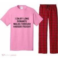 I Enjoy Long Romantic Walks Through Harbor Freight Pajama Set thumb 0