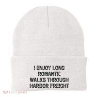I Enjoy Long Romantic Walks Through Harbor Freight Beanie thumb 0