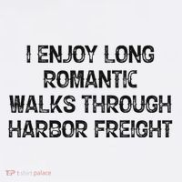 I Enjoy Long Romantic Walks Through Harbor Freight Women's Hoodie thumb 2