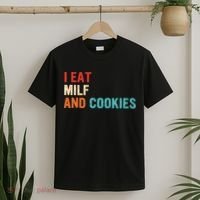 I Eat MILF And Cookies Vintage Apparel T-Shirt thumb 2
