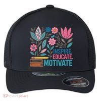 Inspire Educate Motivate Education Back To School  Flexfit Unipanel Trucker Cap thumb 0