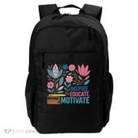 Inspire Educate Motivate Education Back To School  Backpack thumb 0