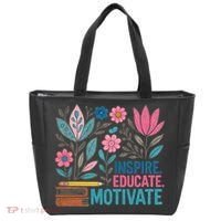 Inspire Educate Motivate Education Back To School  Tote Bag thumb 0