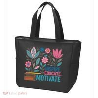 Inspire Educate Motivate Education Back To School  Tote Bag thumb 3