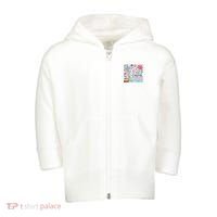 Inspire Educate Motivate Education Back To School  Toddler Zip Fleece Hoodie thumb 0