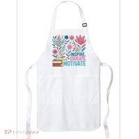 Inspire Educate Motivate Education Back To School  Apron thumb 0