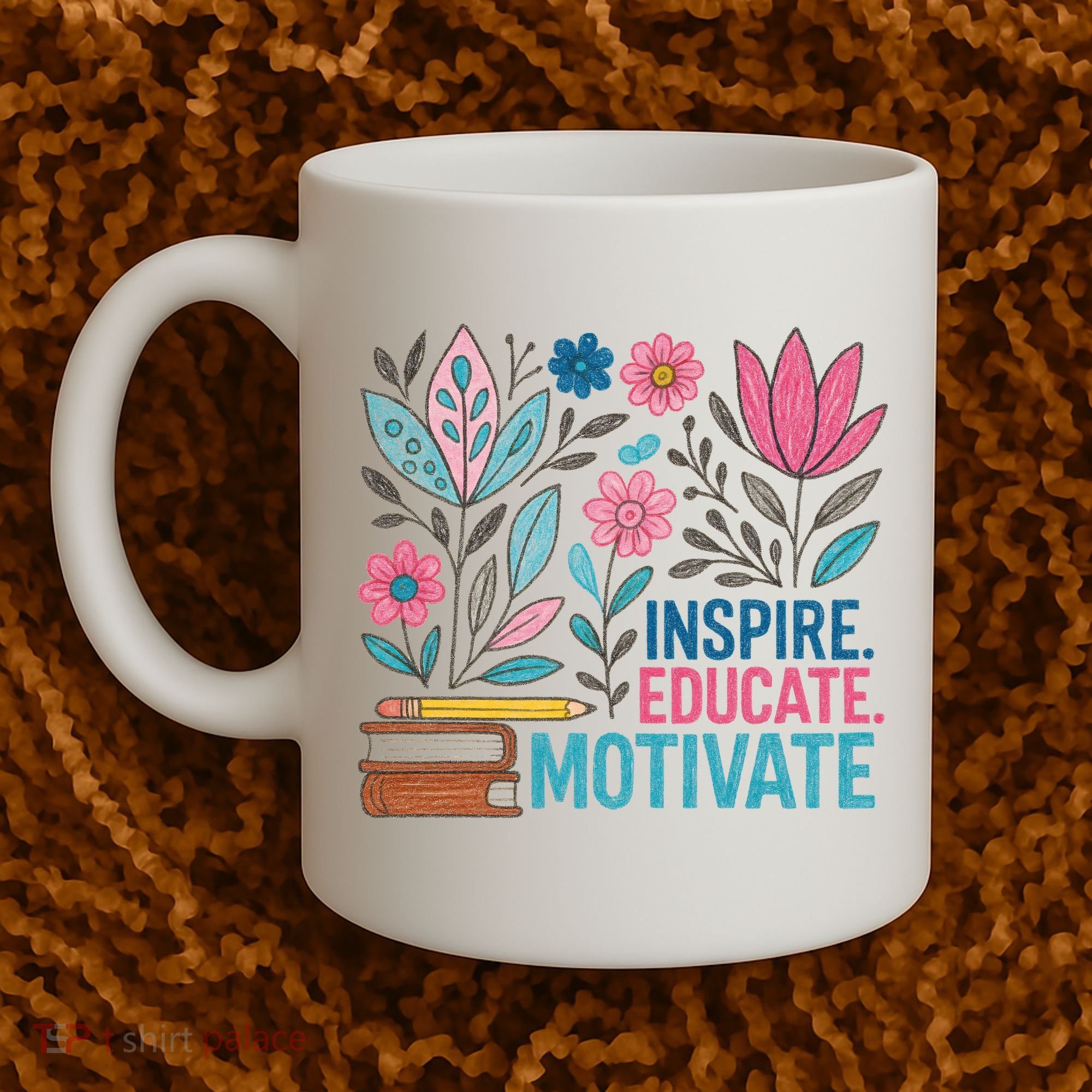 Inspire Educate Motivate Education Back To School  Coffee Mug