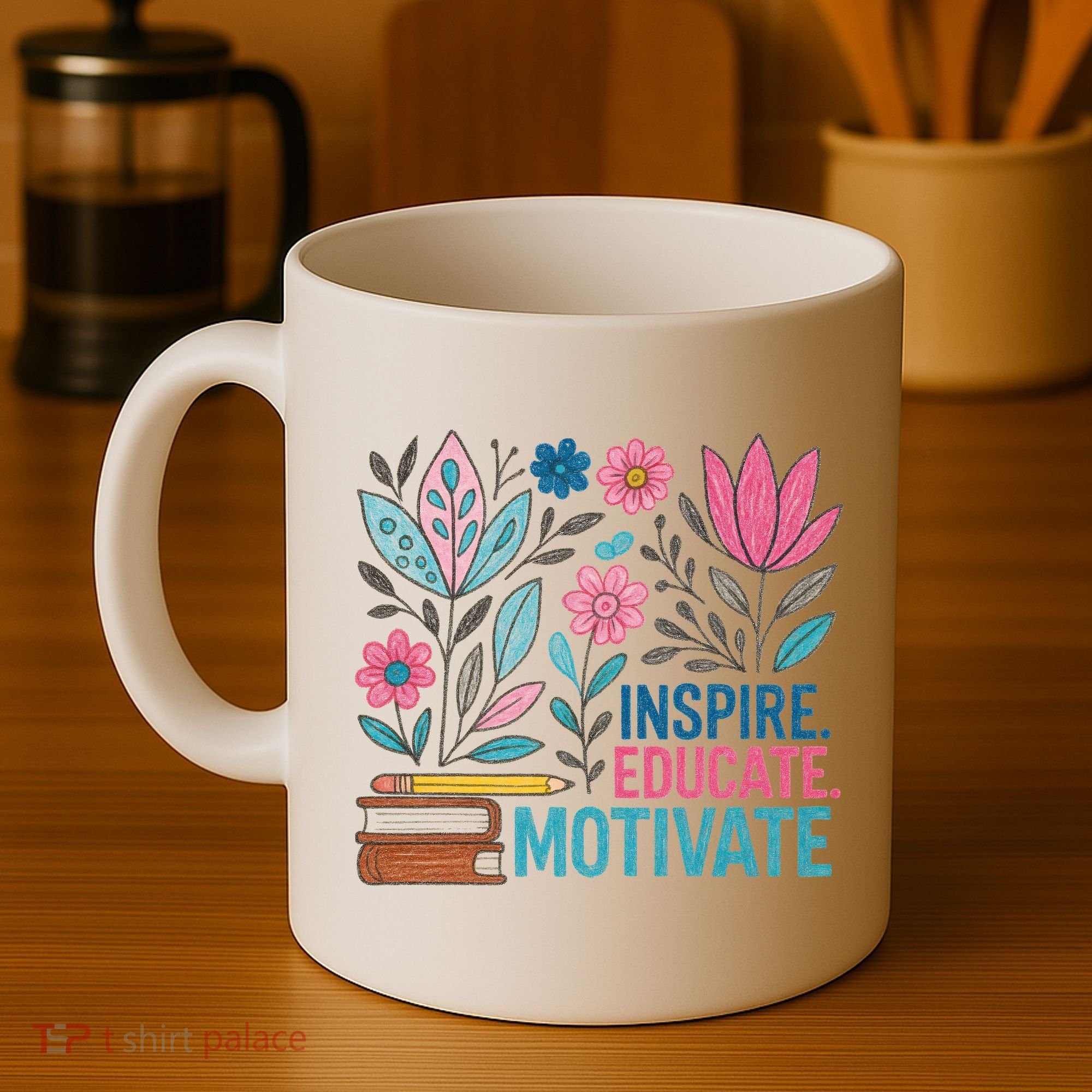 Inspire Educate Motivate Education Back To School  Coffee Mug
