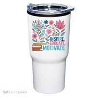 Inspire Educate Motivate Education Back To School  Tumbler thumb 0