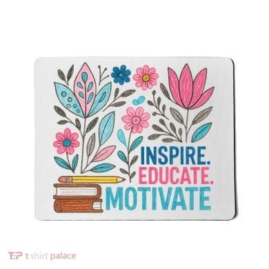 Inspire Educate Motivate Education Back To School  Mousepad