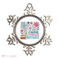 Inspire Educate Motivate Education Back To School  Ornament thumb 0