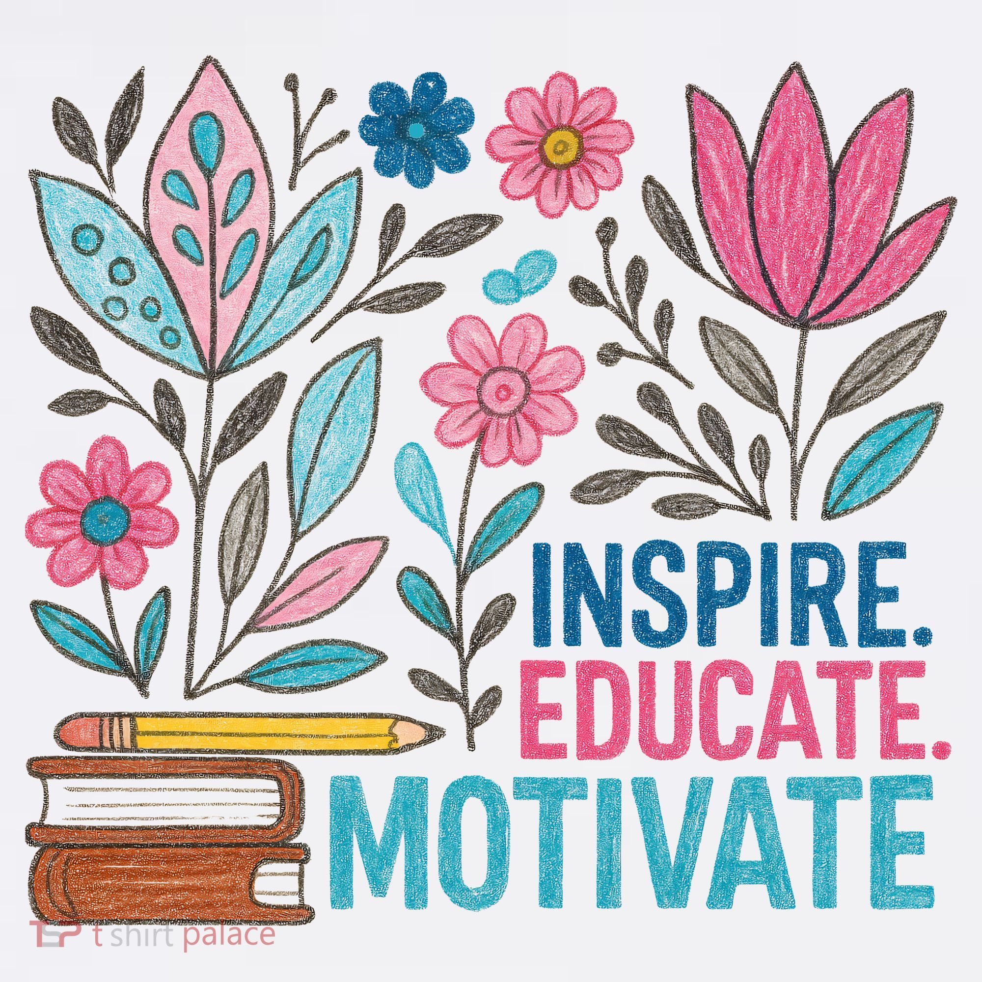 Inspire Educate Motivate Education Back To School  Baby Bodysuit