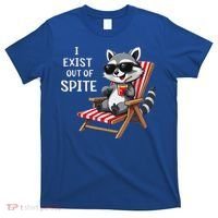 I Exist Out Of Spite Raccoon Sunglasses T-Shirt thumb 0