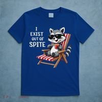 I Exist Out Of Spite Raccoon Sunglasses T-Shirt thumb 5