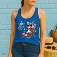 I Exist Out Of Spite Raccoon Sunglasses Women's Tank Top thumb 2