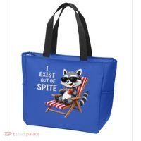 I Exist Out Of Spite Raccoon Sunglasses Tote Bag thumb 3