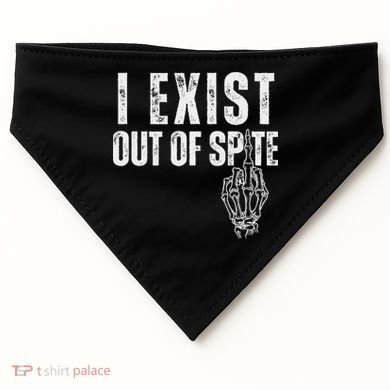 I Exist Out Of Spite USA-Made Doggie Bandana