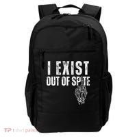 I Exist Out Of Spite Backpack thumb 0