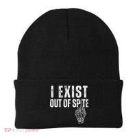 I Exist Out Of Spite Beanie thumb 0