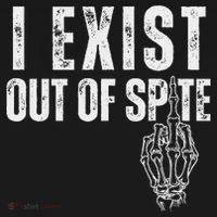 I Exist Out Of Spite Ornament thumb 1